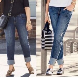 CAbi | Mojave Slim Boyfriend Jeans Distressed Denim
Stretch #5165